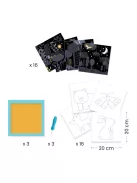 Djeco Design by Lyukasztós képkészítés Éjszakai állatok - Image reveal