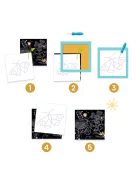 Djeco Design by Lyukasztós képkészítés Éjszakai állatok - Image reveal