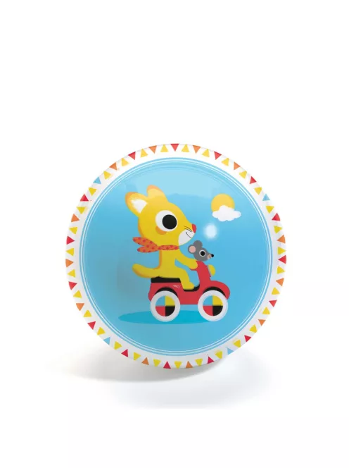 Djeco Gumilabda ∅ 12 cm Bájos verseny - Cute race Ball