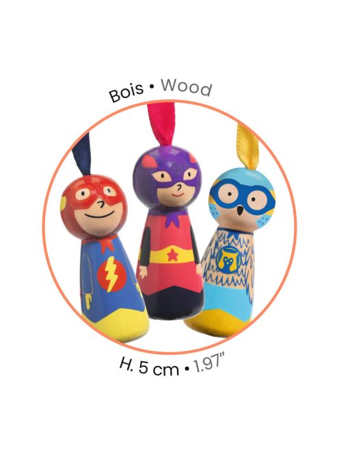 Djeco Ügyességi játék Ejtőernyős hősök - Parachutists Flying Heroes