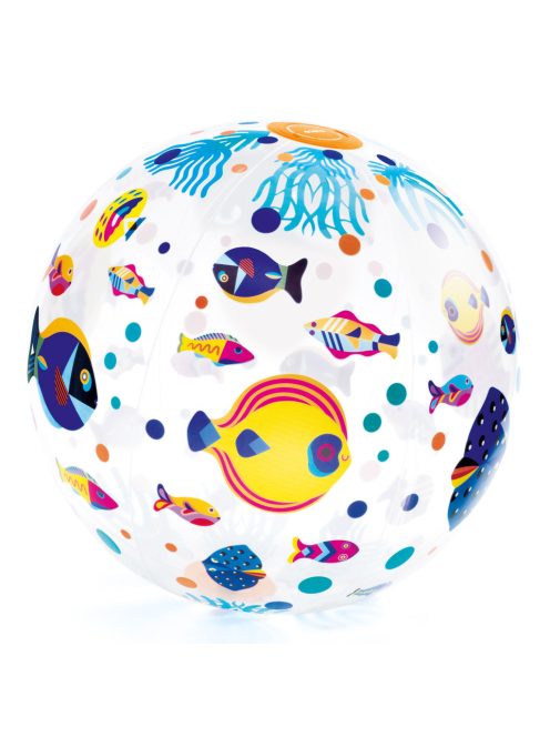 Djeco Felfújható labda ∅ 35 cm Halacskák - Fishes ball