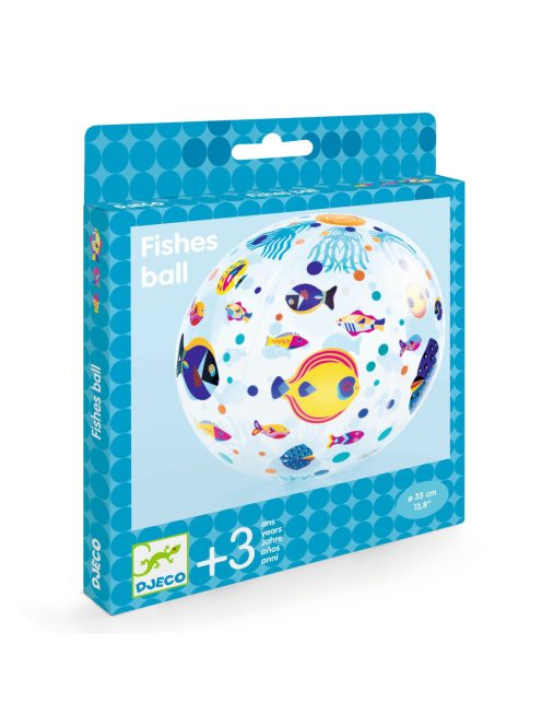 Djeco Felfújható labda ∅ 35 cm Halacskák - Fishes ball