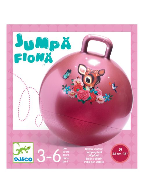 Djeco Ugrálólabda Ø 45 cm Fiona őzike - Jumpa Fiona