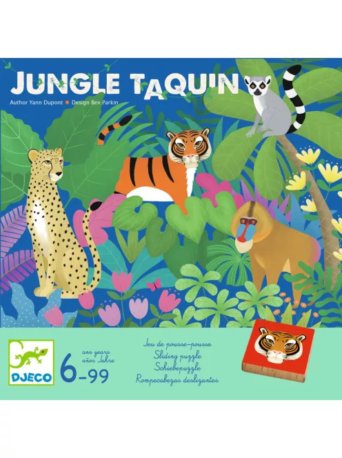 Djeco Társasjáték Csibészke - Jungle Taquin