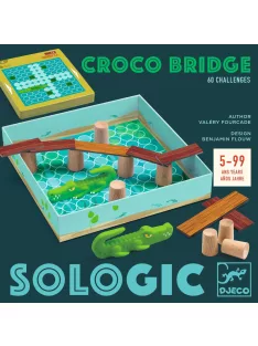 Djeco Logikai játék Hídverő - Croco Bridge