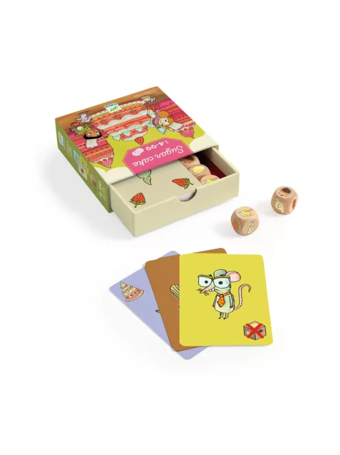 Djeco Társasjáték Kockacukor - Sugarcake