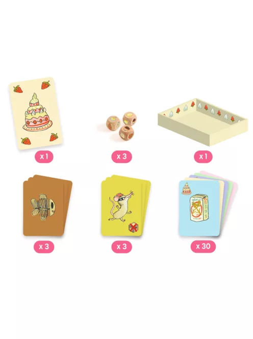 Djeco Társasjáték Kockacukor - Sugarcake