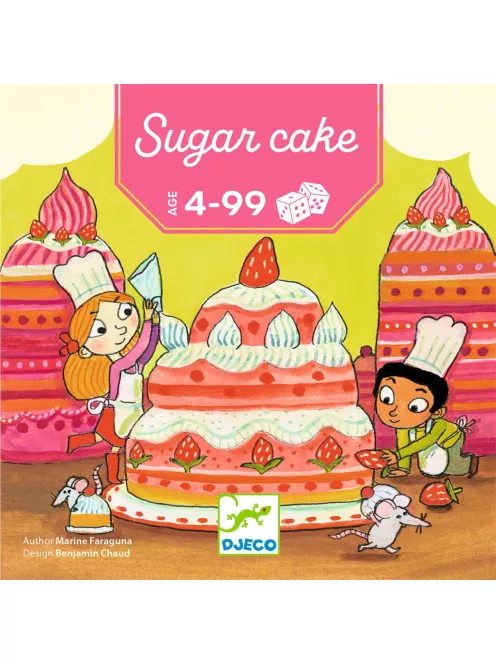Djeco Társasjáték Kockacukor - Sugarcake