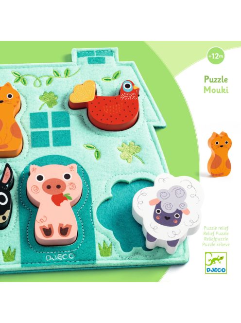 Djeco Formaillesztő, formaberakó - Muki - Mouki