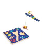 Djeco Formaillesztő és horgászó Színek - Puzz and fish Color