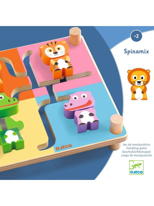 Djeco Felfedező játék Tekergő állatok - Spinamix