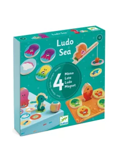 Djeco Társasjáték Tengerben - Ludo Sea 4 games