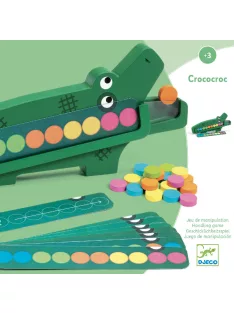 Djeco Memória játék Színre szín kroki - Crococroc