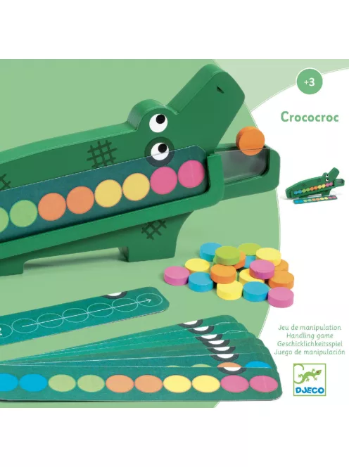 Djeco Memória játék Színre szín kroki - Crococroc