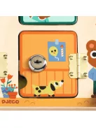 Djeco Ügyesítő játék Bezáró-kinyitó - Cabanalock