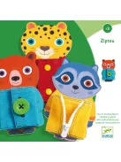 Djeco Ügyesítő játék Gimbelem-gombolom - Ziptou