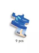 Djeco Fa puzzle, 9 darabos - Süni