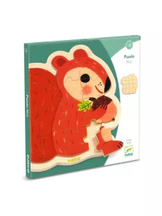 Djeco Fa puzzle Mókus 16 db-os - Puzzlo Nut