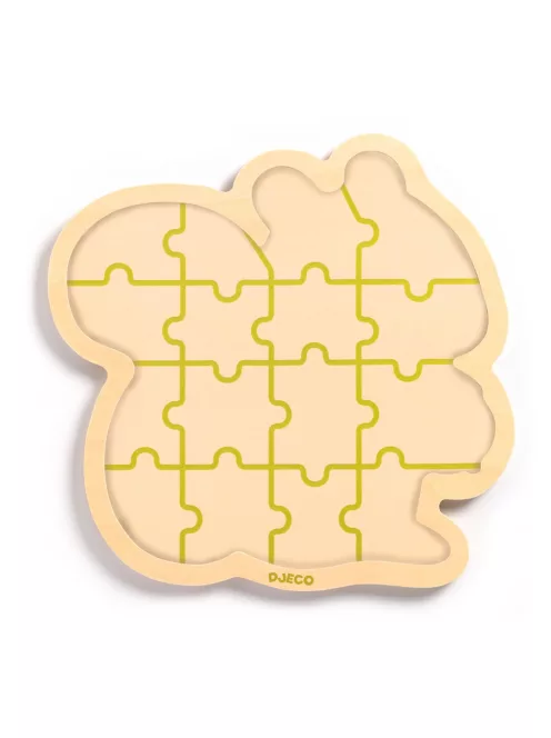 Djeco Fa puzzle Mókus 16 db-os - Puzzlo Nut