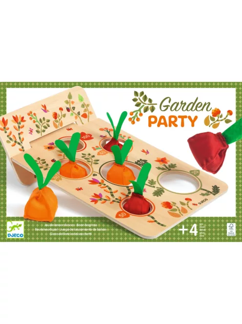 Djeco Célbadobó játék Zsákolás - Garden party