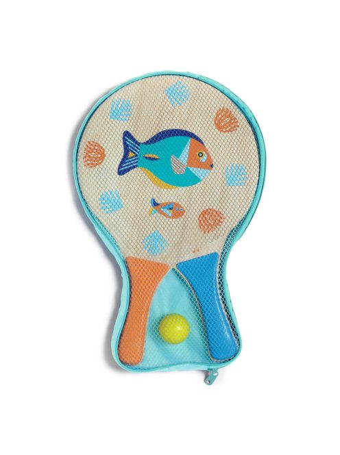 Djeco Strandjáték Ütőkészlet tenger - Beach rackets set - Sea
