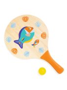 Djeco Strandjáték Ütőkészlet tenger - Beach rackets set - Sea