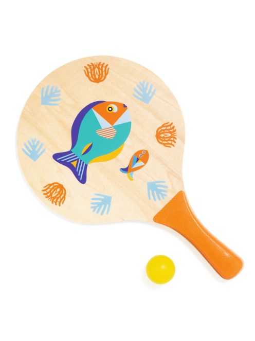 Djeco Strandjáték Ütőkészlet tenger - Beach rackets set - Sea