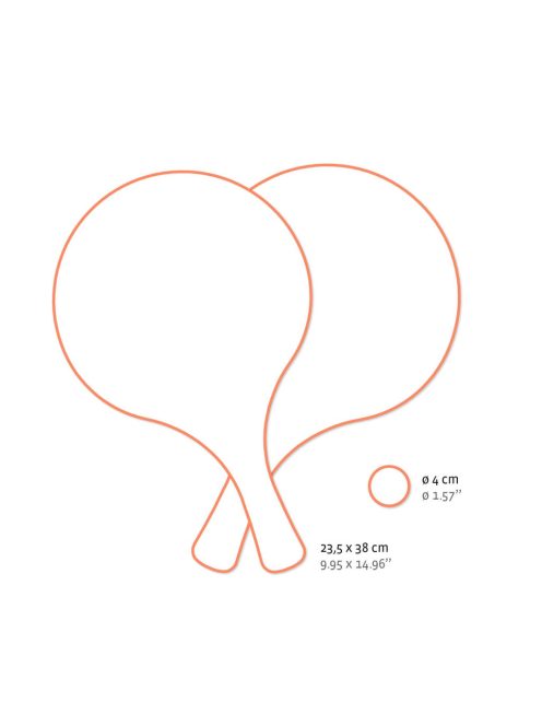 Djeco Strandjáték Ütőkészlet tenger - Beach rackets set - Sea