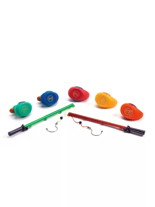 Djeco Horgász játék Szivárványos kacsák - Rainbow fishing ducks