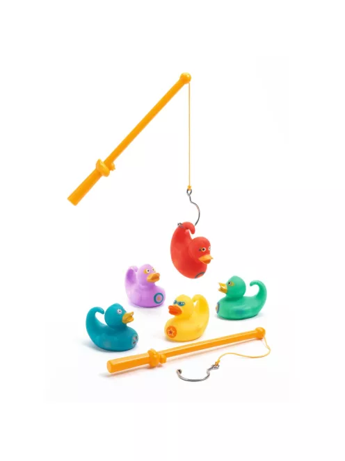 Djeco Horgász játék Kedves kiskacsák - Ducky Fishing ducks