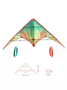 Djeco Szélsárkány Piros pöttyös - Red Dots