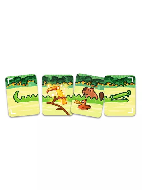 Djeco Kártyajáték Krokodil safari - Safari Croco