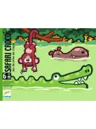 Djeco Kártyajáték Krokodil safari - Safari Croco
