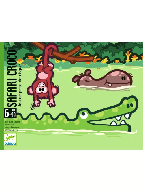 Djeco Kártyajáték Krokodil safari - Safari Croco