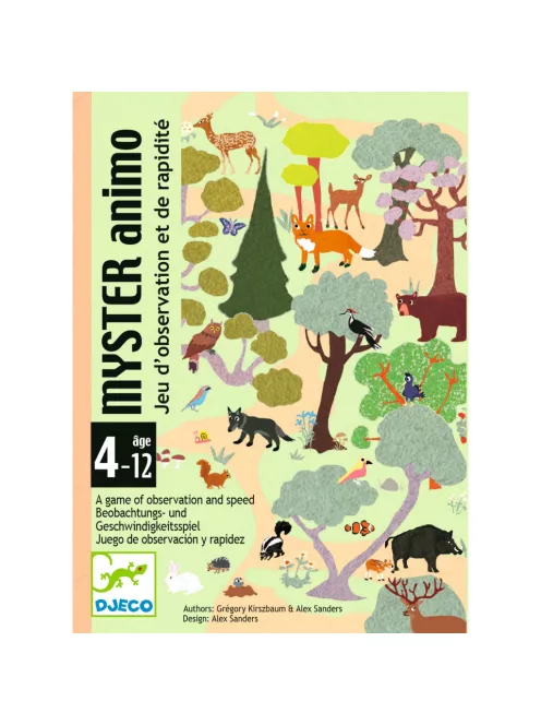Djeco Kártyajáték Rejtőzködő - Myster animo