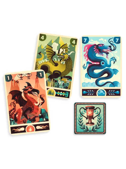 Djeco Kártyajáték Sárkányharc - Dragon deck