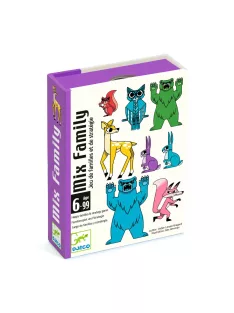 Djeco Kártyajáték Állati kutyuló - Mix Familly