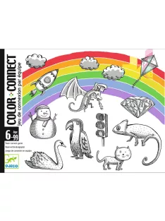 Djeco Kártyajáték Színes kapcsolatok! - Color connect