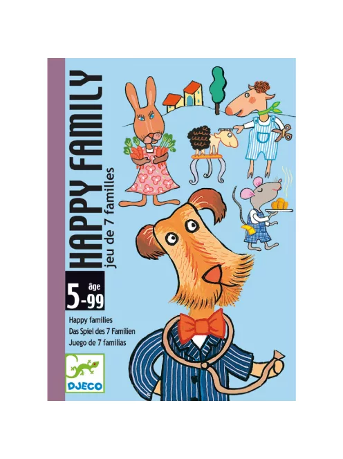 Djeco Kártyajáték Boldog család - Happy family
