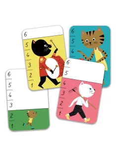 Djeco Kártyajáték Macskacsata - Bata-Miaou