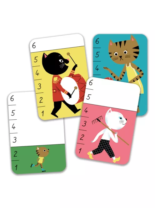 Djeco Kártyajáték Macskacsata - Bata-Miaou