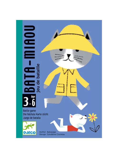 Djeco Kártyajáték Macskacsata - Bata-Miaou