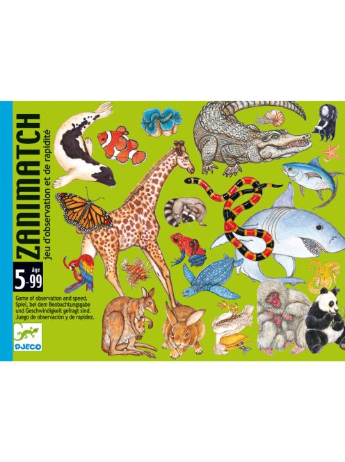 Djeco Kártyajáték Állati kereső - Zanimatch 