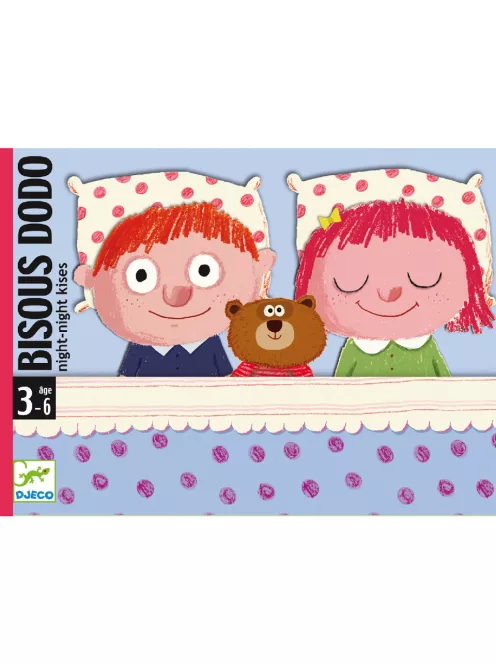 Djeco Kártyajáték Lefekvés előtt - Bisous Dodo 