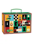 Djeco Társasjáték klasszikus Sakk Kínai sakk és Dáma - Chess+Checkers
