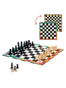 Djeco Társasjáték klasszikus Sakk Kínai sakk és Dáma - Chess+Checkers