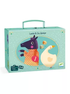 Djeco Társasjáték klasszikus Ludo & Co. Junior