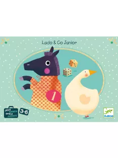 Djeco Társasjáték klasszikus Ludo & Co. Junior