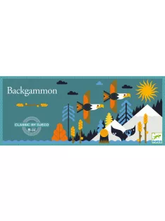Djeco Társasjáték klasszikus Ostábla - Backgammon