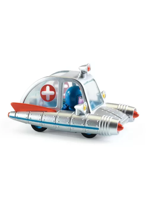 Djeco CRAZY MOTORS Játékautó Űr Mentő - Space Ambulance